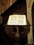 book with notes on the table