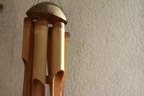 wooden hanging bell