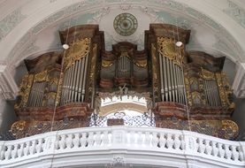 medieval Organ in Basilica Vierzehnheiligen, germany