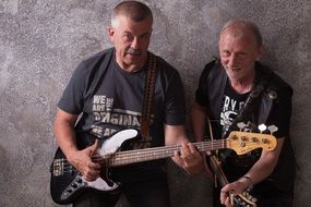 old rock band