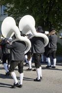 Bavarian brass band