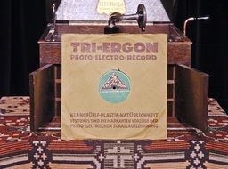 vintage device for records