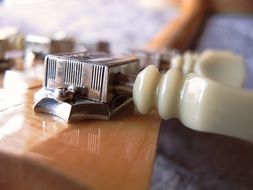 Guitar near view