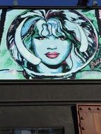 Music Art poster on a wall