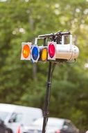 color lighting on stage