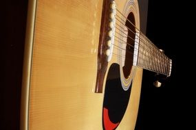 wood Acoustic Guitar