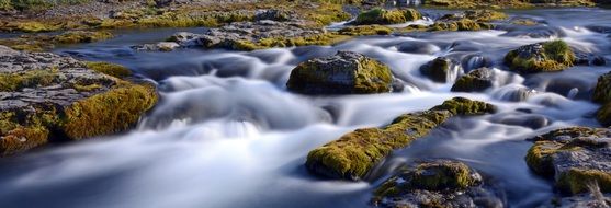 Mystic Kirkjufell River in Iceland