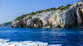 rocky coast of Zakynthos