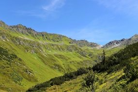 beautiful mountain landscape in tyrol