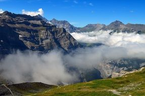 alpine mountains in Switzerland