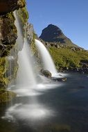 waterfalls is a landmark of Iceland