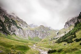 rocky desert among the mountains