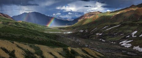 magical Rainbow Landscape