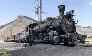 steam locomotive in America