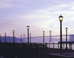 san francisco at dusk