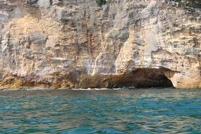 rock off the coast of New Zealand