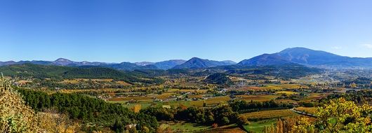 panorama of French Provence