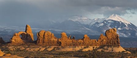 rock formations in arches national park