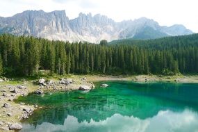 beautiful summer nature in Dolomites, south tyrol