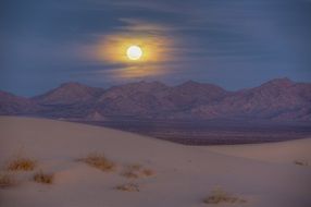 Sand Dunes Mountains