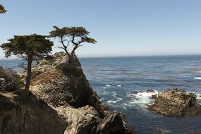 shoreline in California