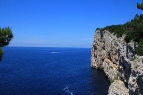 Kornati Islands in Croatia on a sunny day