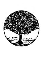 tree in a circle as an emblem