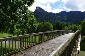 Boardwalk on the landscape