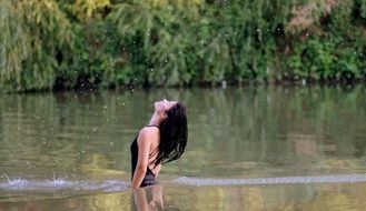 girl in the wild