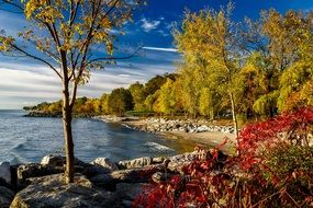 Scenic Panorama of Lake Ontario, Canada