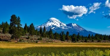 Shasta California Volcano