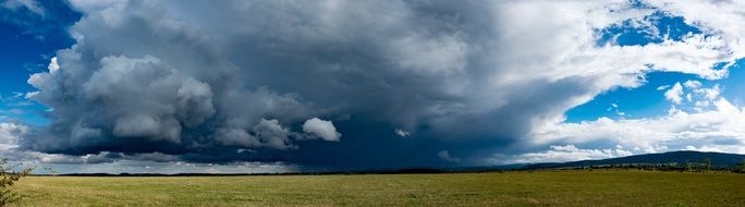 unusually beautiful Storm