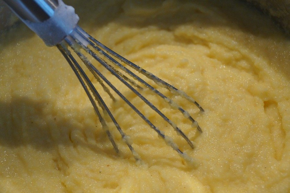 Stirring of Porridge with Whisk