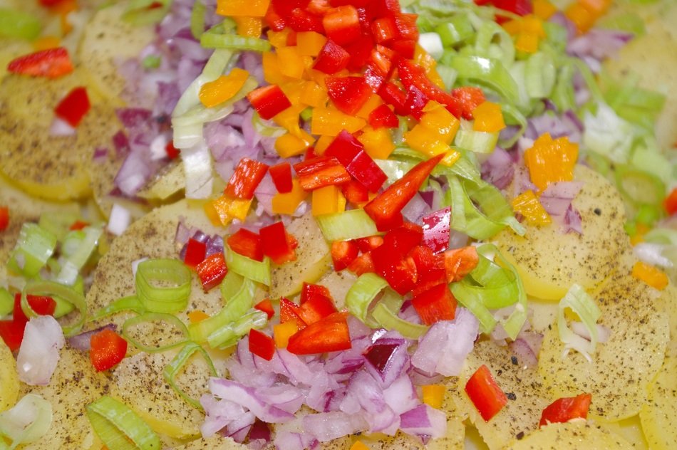 potato with vegetables