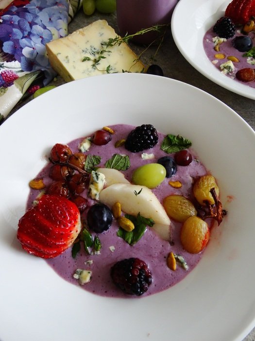 Cold Fruit Soup with Strawberry