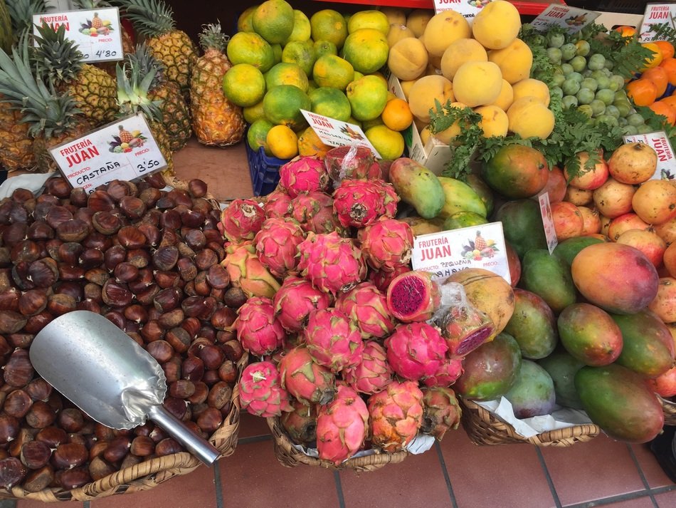 fruit market in canary islands