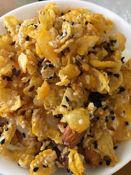 Colorful Light food for diet 'Granola'