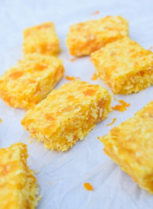 coconut and orange bites