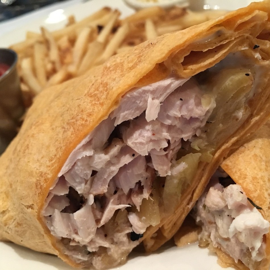 seafood wrapped in dough
