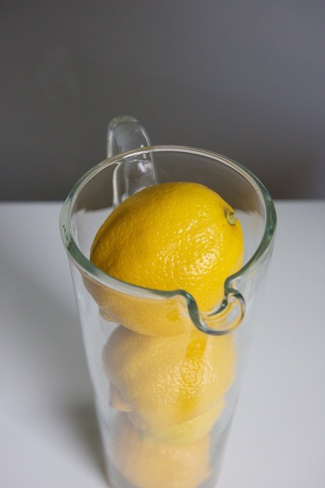 three Lemons in jug