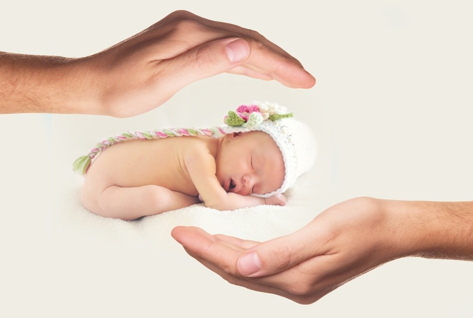 newborn under protection