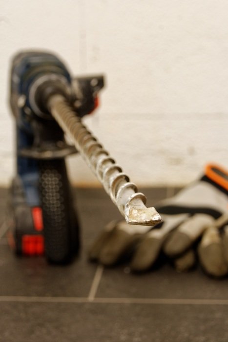 drill bit and security gloves