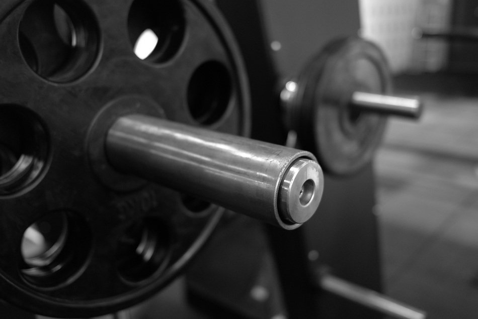 monochrome close up picture of trainer for fitness