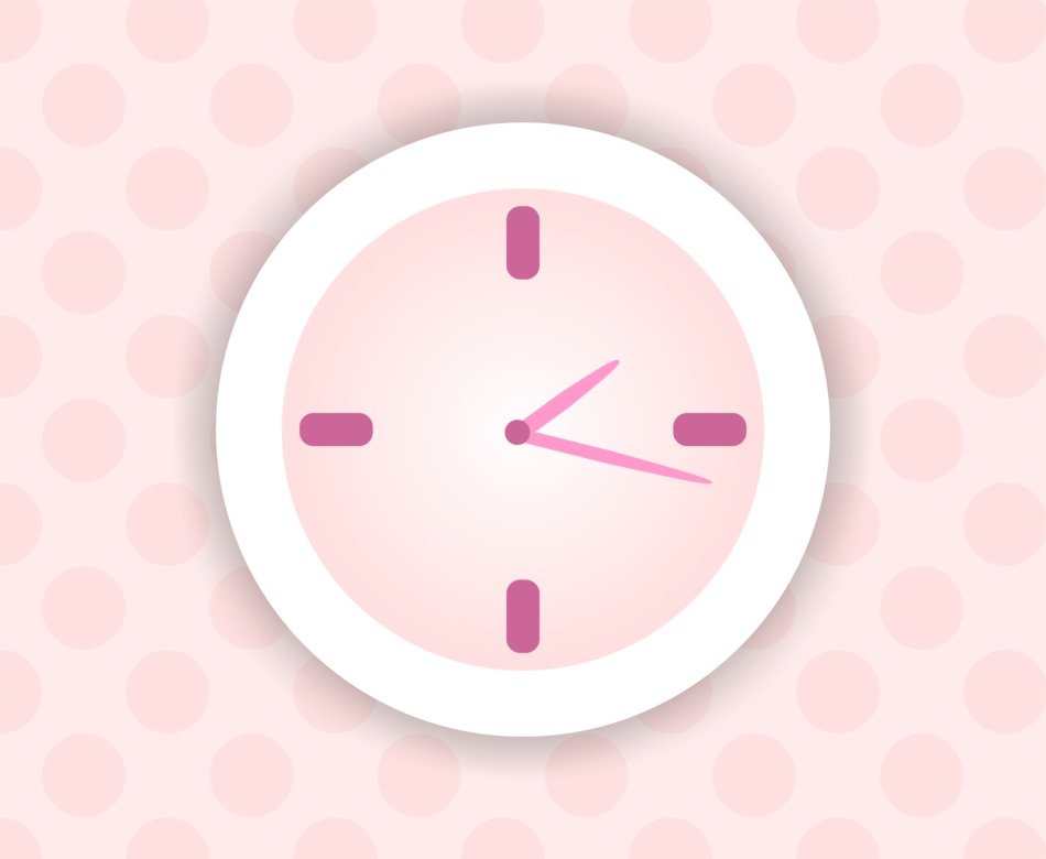 graphic image of a pink dial