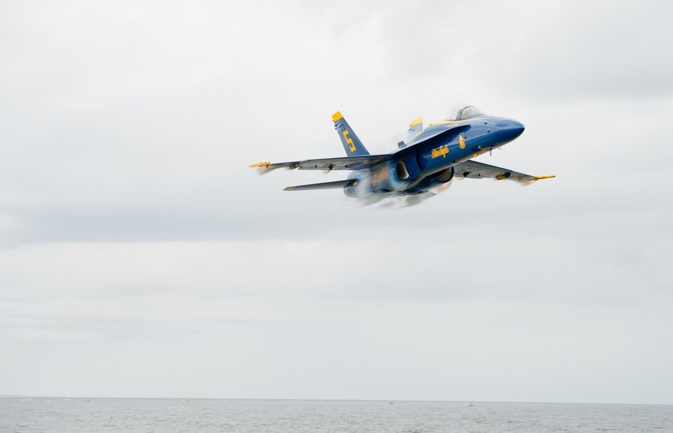 Blue Angel in the sky