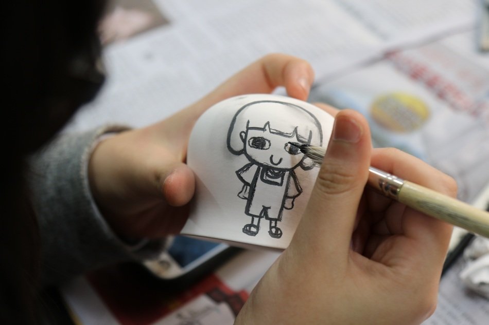 Artworks on the small sculpture