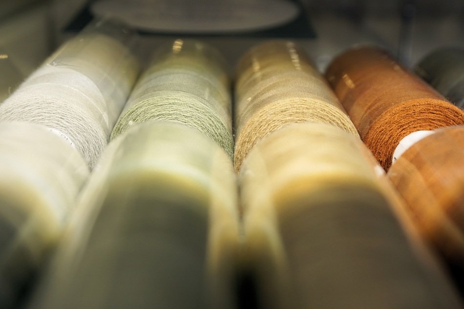 sewing threads in brown range