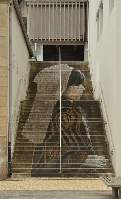 Picture of Drawing on a stairs