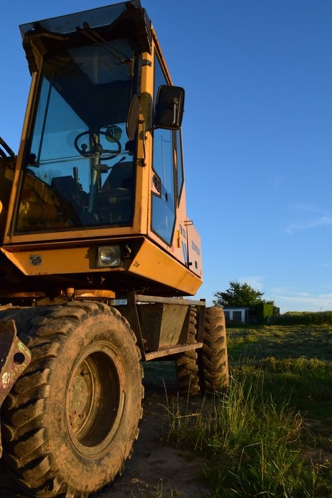 free cabin of Excavator