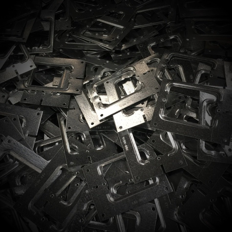 pile of Metal components